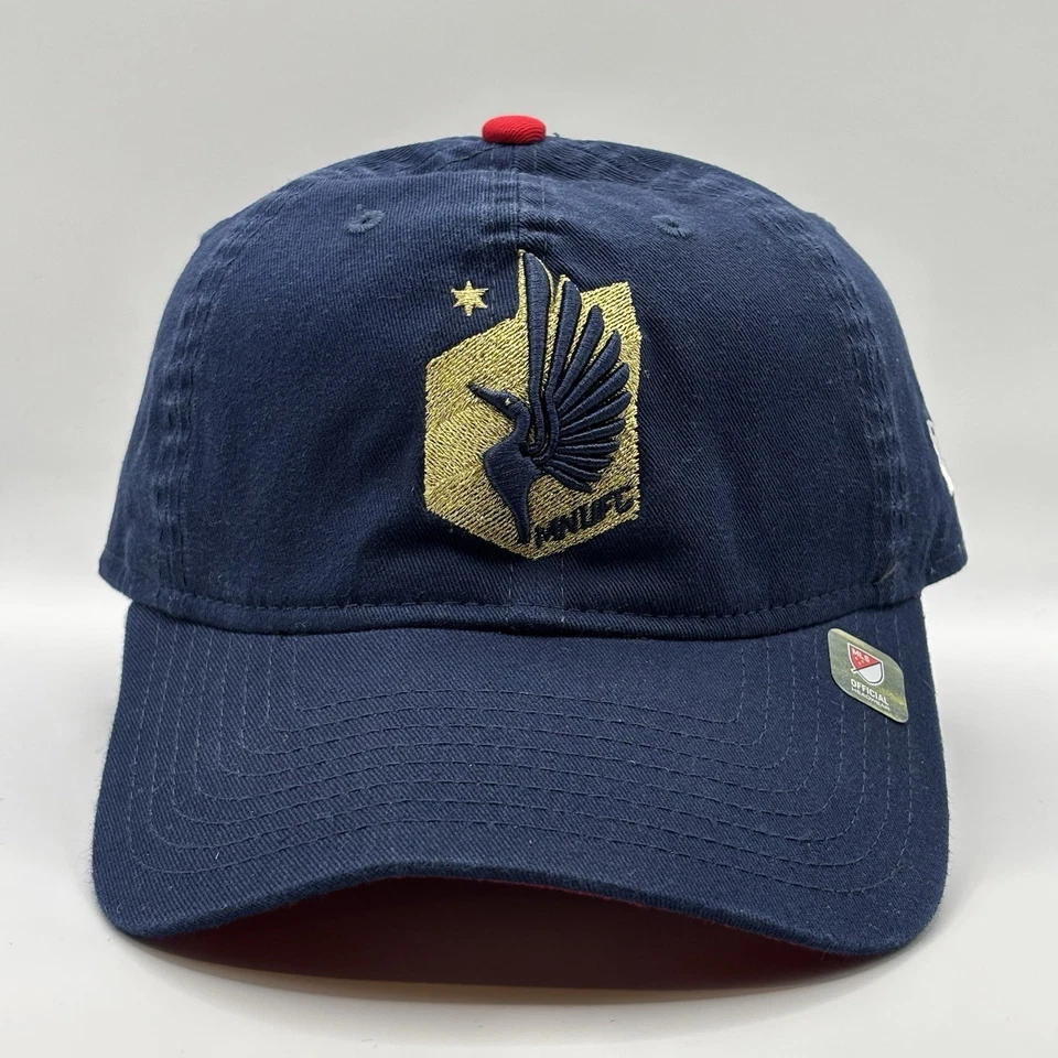 Gorra de béisbol Minnesota United MNUFC Loons ajustable negra nueva con etiquetas MLS Foto 1 de 4