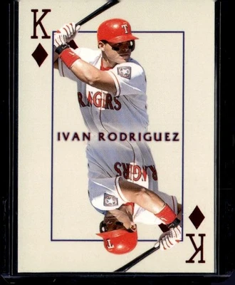 2000 Pacific Invincible #30 Ivan Rodriguez Kings of the Diamond - Image 1 of 2