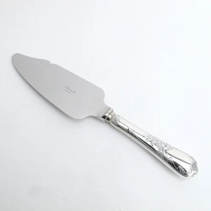 Marly (brillante) por Christofle placa plateada pastel servidor hoja sangrada sin monograma - Imagen 1 de 6