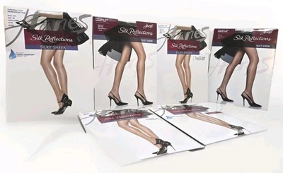Hanes Silk Reflections Control Top Lot Size AB 6 packs Silky Sheer - Image 1 of 4