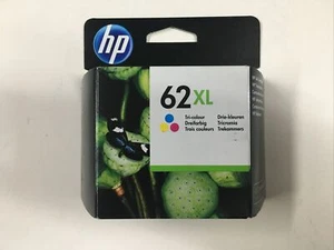 !!! TOP PREIS !!! original HP Tintenpatrone 62XL Color C2P07AE 10/2023 Rechnung - Photo 1/3