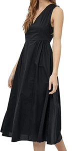 Desires Diddi Dress Black Cotton Sleeveless Midcalf XL Casual Summer Party Look - Picture 1 of 12