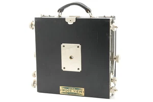 *RARE BLACK* IKEDA ANBA WOOD VIEW 45 4x5 Large Format Field Camera From JAPAN - Picture 1 of 11