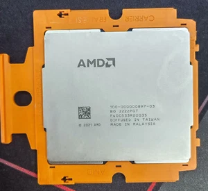 AMD Genoa EPYC 9334 QS version 2.55-3.50GHz 32 core 64 thread SP5 CPU processor - Picture 1 of 1