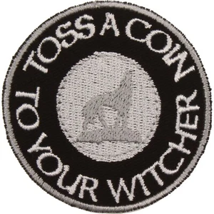 Parche Toss a Coin to Your Witcher - Hecho en EE. UU. - Parche Geralt - Parche Jaskier - Imagen 1 de 8