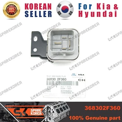 Genuine/OEM 368302F360 RELAY ASSY-GLOW PLUG for Kia Sorento R - Image 1 of 3