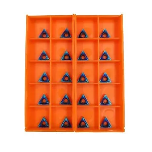 20pcs TCMT21.51 TCMT110204 Carbide Inserts Nano-Blue Coating Insert is Suitable - Picture 1 of 8