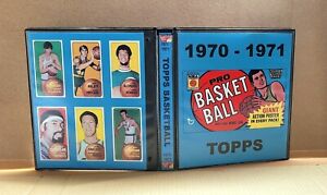 1970 Topps Basketball Cards Custom Made Binder Inserts 3 Sizes FREE SHIPPING