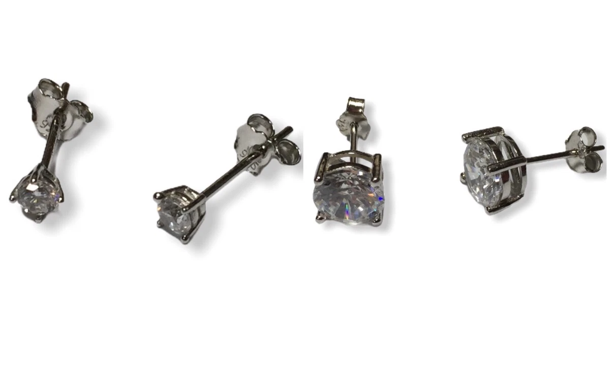 Orecchini A Cerchio Tondi Con Taglio A Diamante Da 1,25" E 30 - Foto 8