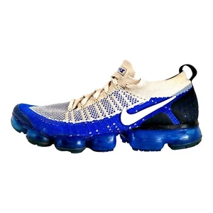 Nike Air VaporMax 2 Light Cream Racer Blue Sx 10 Uk - Picture 1 of 18