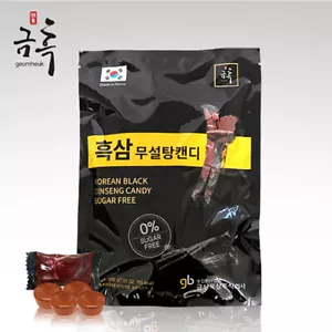 Caramelo sin azúcar Ginseng negro coreano, producto de Corea, 15 Kcal/200 g/7,05 oz - Imagen 1 de 4