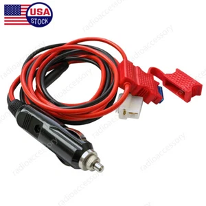 Power Cord Cigarette lighter Plug For ICOM FT-8100 FT-8500 FT-7900R FT-8800R - Picture 1 of 5