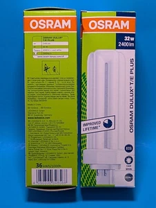 2x Osram Dulux T/E 32 Watt 840 Plus GX24q NEW - Picture 1 of 1