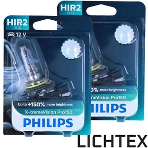 HIR2 PHILIPS X-Treme Vision Pro 150-150% Brighter Light Headlight Lamp - Picture 1 of 1