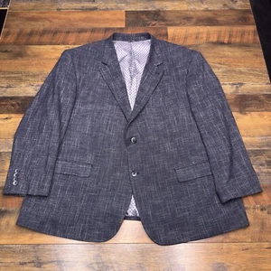 Oak Hill Sport Coat 3XL 54R/56R Gray Stretch Blazer - Picture 1 of 16