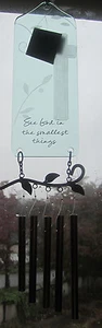 Foundations Enesco SEE GOD IN THE SMALLEST THINGS Wind Chimes 4012161 new - Picture 1 of 4