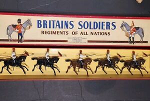 Antique Britain's Toy Soldiers. Egyptian Calvary In Original Box. England. 