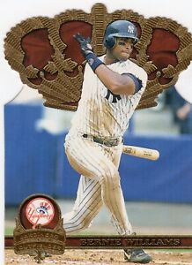 1997 Pacific Crown Collection Gold Crown Die-Cuts Bernie Williams #GC14 Yankees