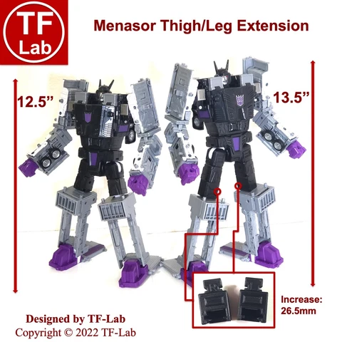 Leg Extension Upgrade Kit: Transformers Generations Legacy Motormaster Menasor Cover