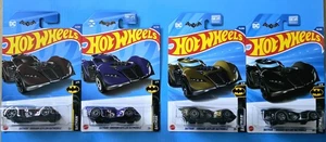 🦇Hot Wheels Batman: Arkham Asylum Batmobile Lotof 4 Different Colors. - Picture 1 of 1