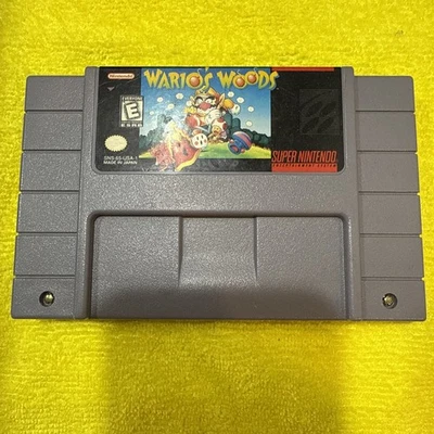 Wario's Woods (Super Nintendo SNES) Excelente Estado - Probado y Envío Rápido Foto 1 de 3