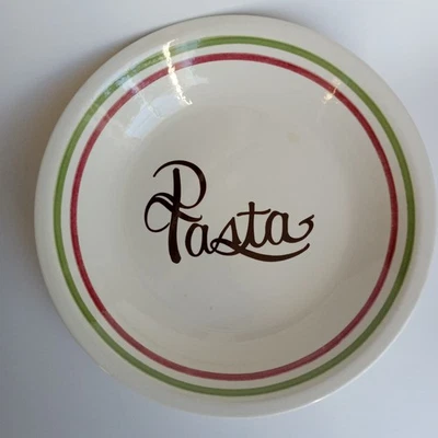 Tazón para servir pasta, rayas rojas, verdes, grande - COLORES ITALIANOS - ¡ENVÍO RÁPIDO! Foto 1 de 4