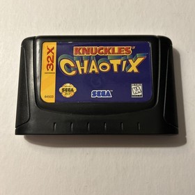 Knuckles Chaotix (Sega 32X) Video Game Cartridge Only Authentic