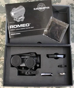 Sig Sauer Romeo4S 1x20mm Compact Red Dot Sight Quad Reticle SOR43021 BRAND NEW!! - Picture 1 of 4