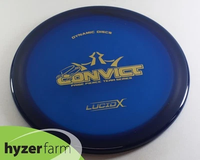 Dynamic BRAND NEW 2018 TEAM PIERCE LUCID-X CONVICT 176.9g OOP Hyzer Farm L12 - Image 1 of 2