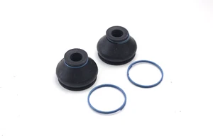 2x Classic Fiat 500 N D 600 Steering Joint Rubber Dust Cover Boot & Clips Kit - Picture 1 of 2