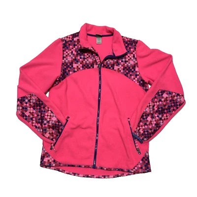Chaqueta Champion para mujer XL 1X (14-16) cremallera completa bolsillos exteriores e interiores rosa intenso Foto 1 de 4