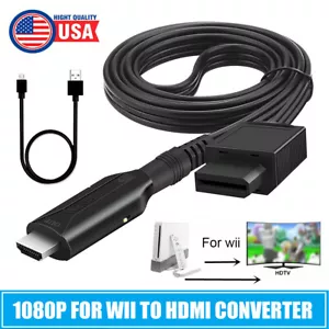 Cable convertidor adaptador Wii a HDMI Full HD 1080P Plug&Play para televisión PC ++ - Imagen 1 de 12