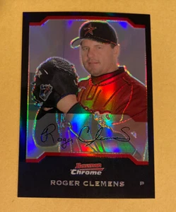 Roger Clemens 2004 Bowman Cromado Refractor #37 - ¡Excepcional! - Imagen 1 de 3