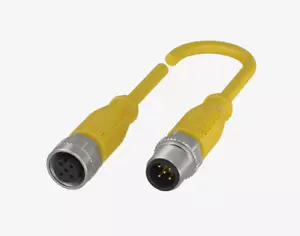 Balluf BCC08A4 (BCC M415-M415-3A-313-EX45T2-010) Juego de cables 5 pines M12 amarillo - 1 m - Imagen 1 de 5