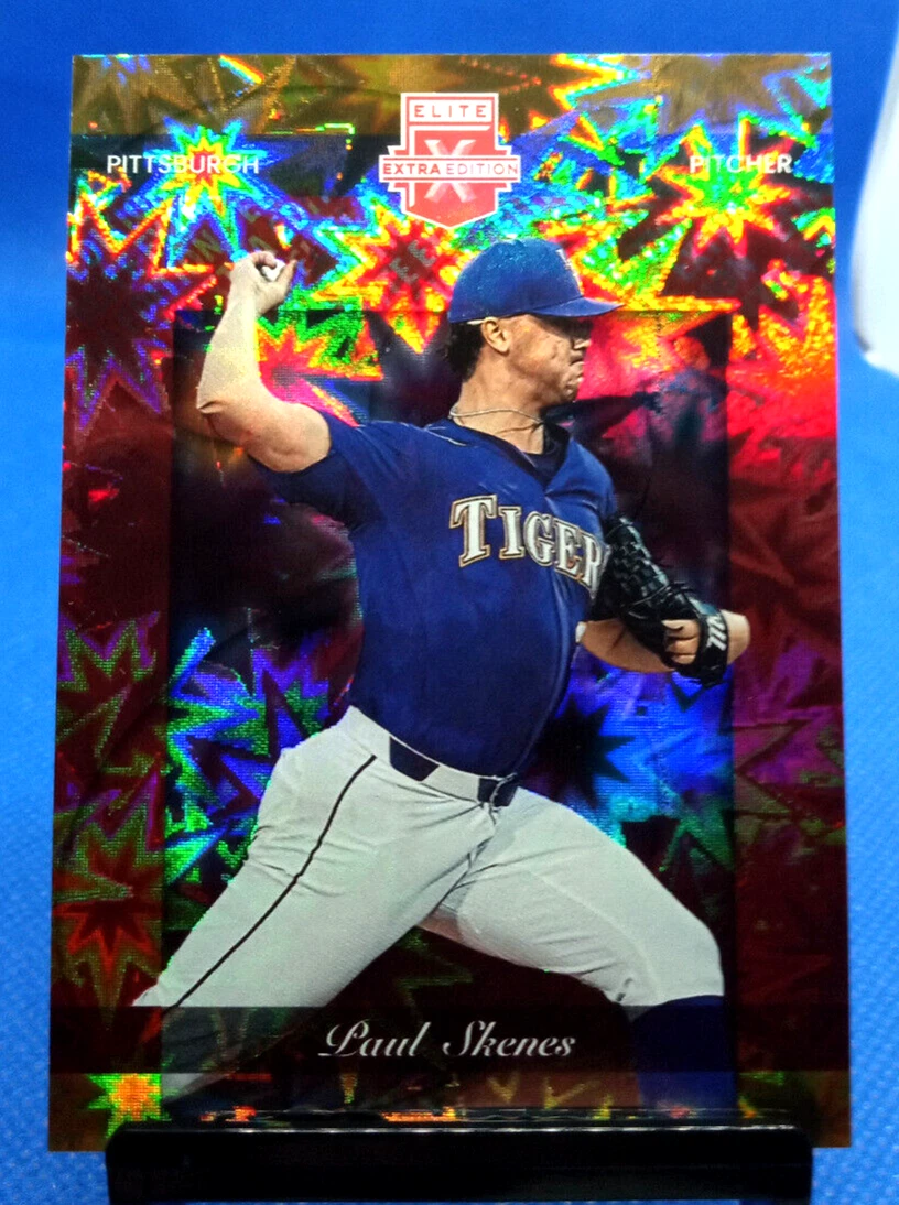 /5 FOTL "RED STARBURST FIREWORKS" 2023 Panini Elite Extra Edition Paul Skenes