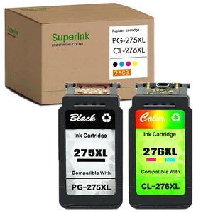 Lote de cartucho de tinta PG-275XL CL-276XL para Canon PIXMA TS3500 TS3520 TR4700 TR4722 - Imagen 1 de 13