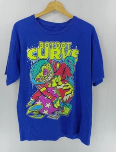 New Popular Dot Dot Curve Blue T-Shirt Cotton Full Size RD250 S-5XL - Picture 1 of 5