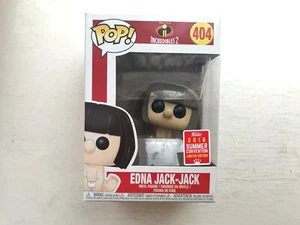 BOXED FUNKO POP VINYL THE INCREDIBLES 2 #404 EDNA JACK-JACK FIGURE DISNEY SERIES - Imagen 1 de 4