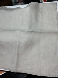 Napkins 8 Natural Linen Color Solid Cloth - Picture 1 of 7