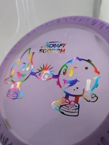 NEW Discraft Glo Ring Scorch Flame "Scorcher" - !!!JELLYBEAN FOIL!!! - 172g - Picture 1 of 7
