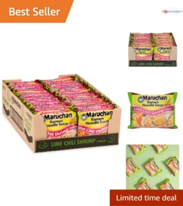 Convenient 24 Pack of Lime Chili Shrimp Ramen Noodles - Great for College - Picture 1 of 7