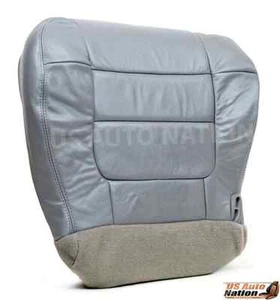 Cubierta de asiento inferior gris de cuero genuino gris para Ford F150 Lariat 2001-2003 4x4 - Imagen 1 de 9