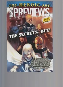 MARVEL PREVIEWS - THE HEROIC AGE (1a aparición de Secret Avengers) Casi Nuevo 2010 - Imagen 1 de 2