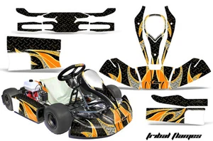 Go Kart Graphic Decals Stickers For JR CRG Cadet Bambino TRIBAL O K - Picture 1 of 2