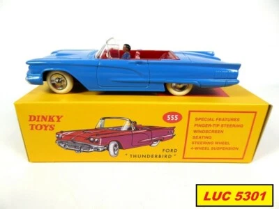 FORD THUNDERBIRD BLEUE #555 SOUVENIR DE LIVERPOOL 2014 PAR DINKY TOYS /ATLAS - Photo 1/3