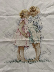 Lanarte Un beso para ti el regalo punto de cruz terminado - Imagen 1 de 4