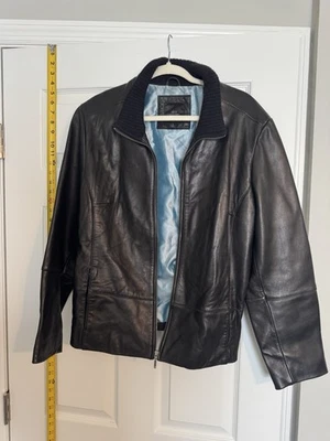 Apt. 9 Женская кожаная куртка из овечьей кожи размер XL черная - Изображение 1 из 4