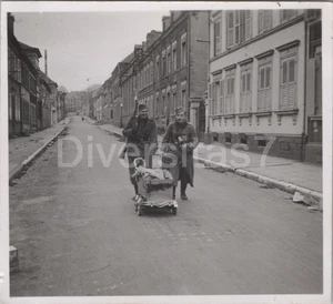 4 x Foto, Vermessungs-Abteilung 607, Ludweiler 1939 Vorfeld Westwall D/89 - Bild 1 von 8