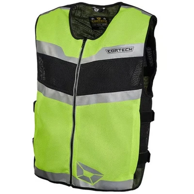 Cortech Hi-Viz Vests Motorcycle Street Bike - Image 1 of 3