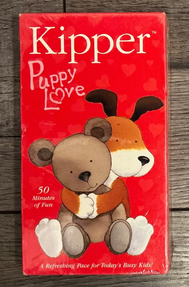 Kipper Puppy Love VHS 2004 Hit Entertainment Kids Tiger Arnold Rare New Sealed - Image 1 of 4